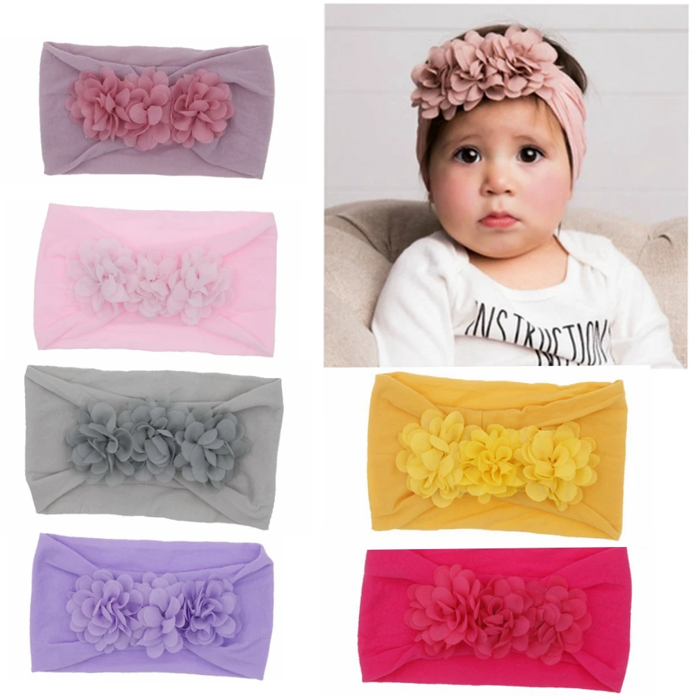Baby Gear - عصابة رأس من الشيفون على شكل