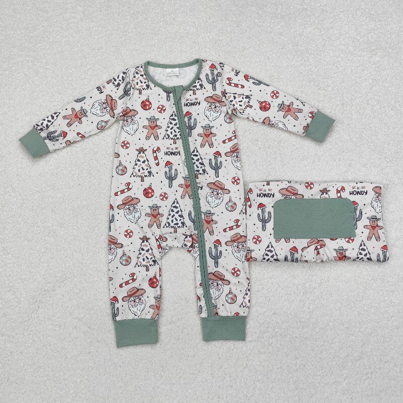Cotton Baby Onesies Zipper - 8.19y بوتيك طفل الفتيان رومبير مع