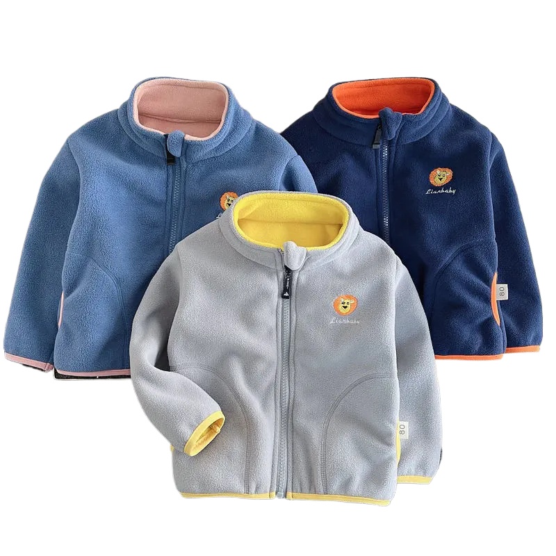 Toddler Boy Winter Fleece Jacket - جديد الأطفال بنين بنات القطبية الصوف