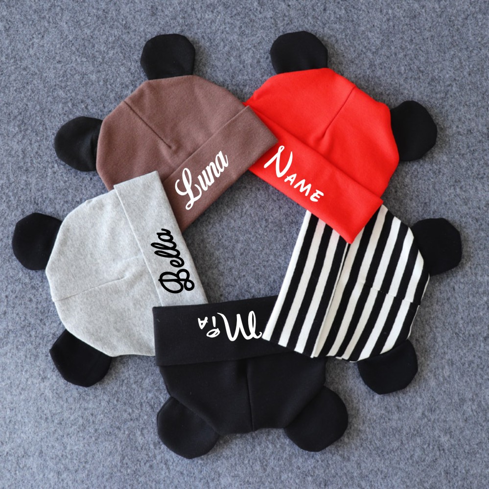 Infant Beanie Hat With Ears - شخصية لطيف الطفل قبعة هدية الوليد