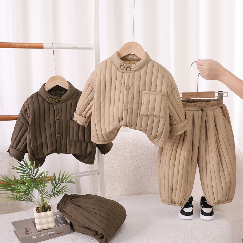 Toddler Boy Winter Fleece Jacket - طقم ملابس شتوية للأولاد الرضع 2026
