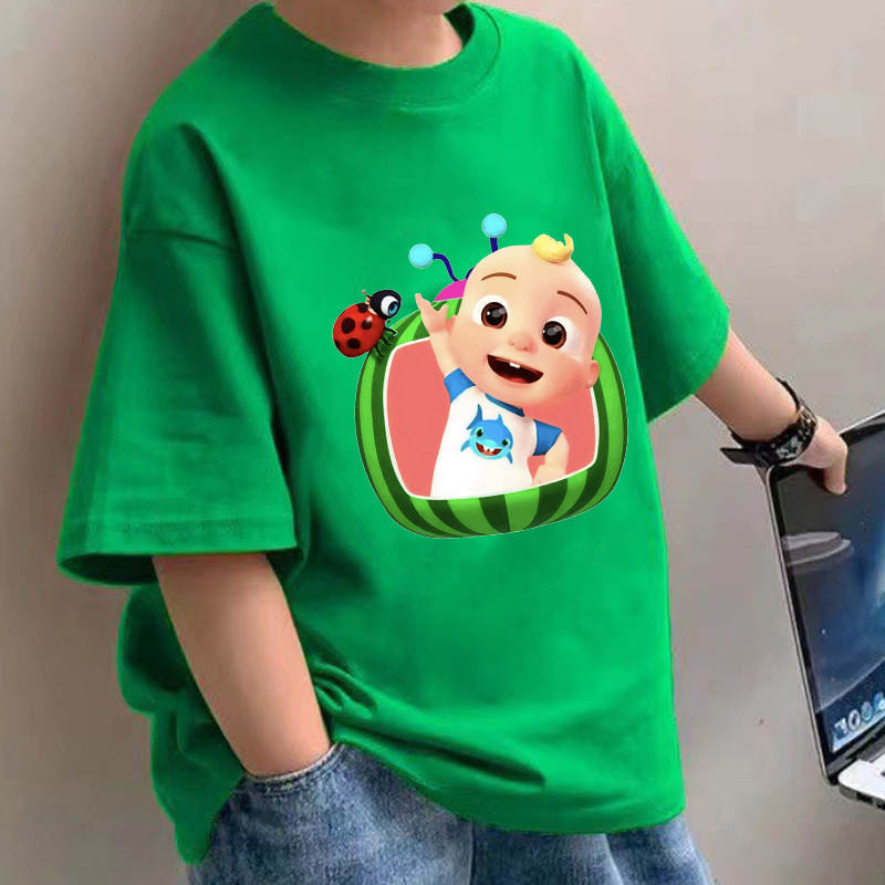 Baby Clothes - Cocomelons الطفل تي شيرت أنيمي القطن