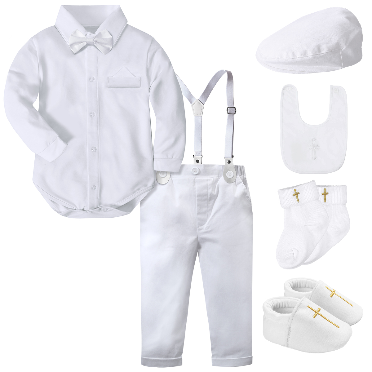 Baby Boy Suit Set Baptism - زي تعميد طفل رضيع ، بدلة