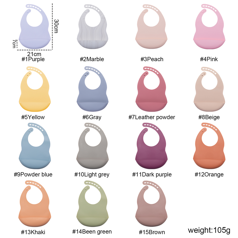مريلة للأطفال من عمر 0 إلى 3 س - مراجعة Waterproof Baby Bibs Silicone وسعره