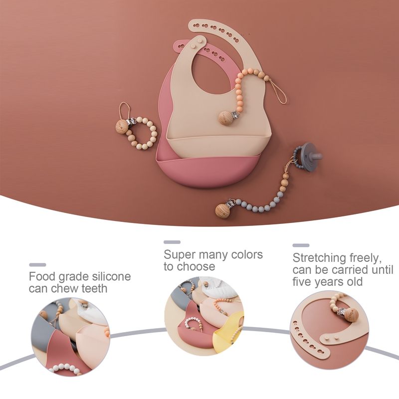 مريلة للأطفال من عمر 0 إلى 3 س - مراجعة Waterproof Baby Bibs Silicone وسعره