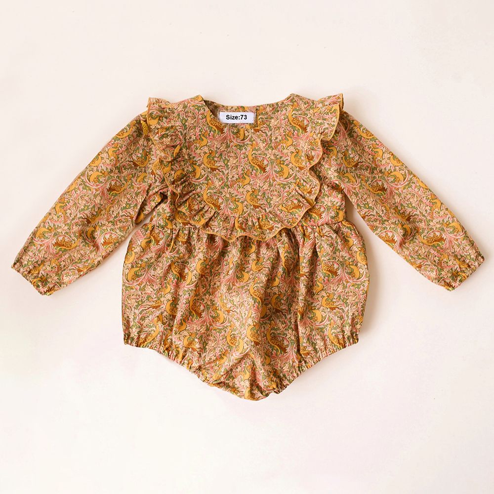 ملابس طفلة لربيع 0-2 سنة من ال - مراجعة Newborn Baby Girl Romper Floral وسعره
