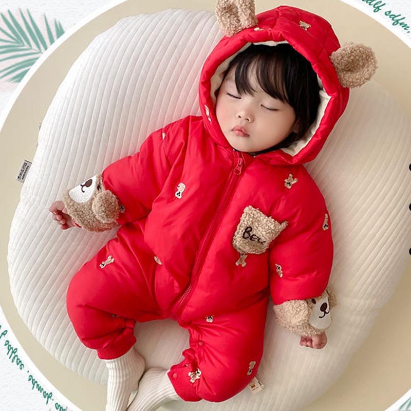 الشتاء الوليد الطفل رومبير رشا - مراجعة Cotton Baby Onesies Zipper وسعره