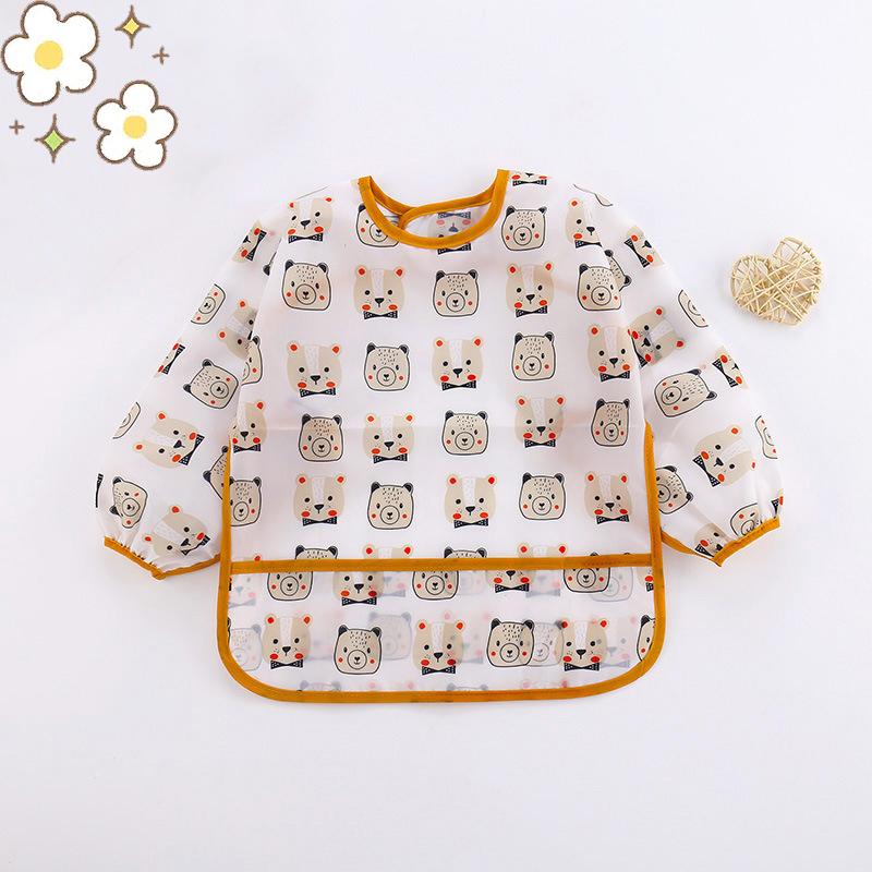 مريلة كرتونية من السيليكون للأ - مراجعة Waterproof Baby Bibs Silicone وسعره