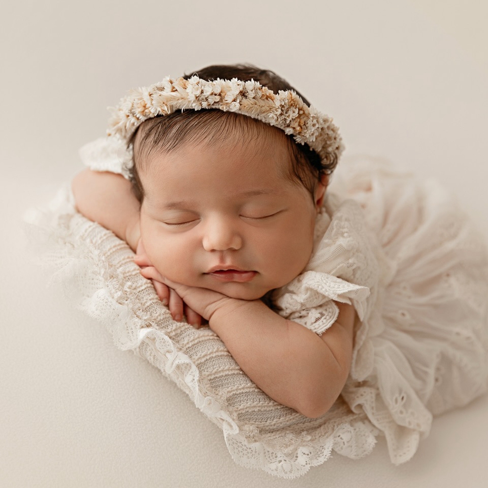 ملابس تصوير احترافية للمواليد  - مراجعة Newborn Baby Girl Romper Floral وسعره