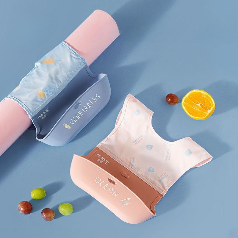 الأطفال مريلة مقاومة للماء الط - مراجعة Waterproof Baby Bibs Silicone وسعره