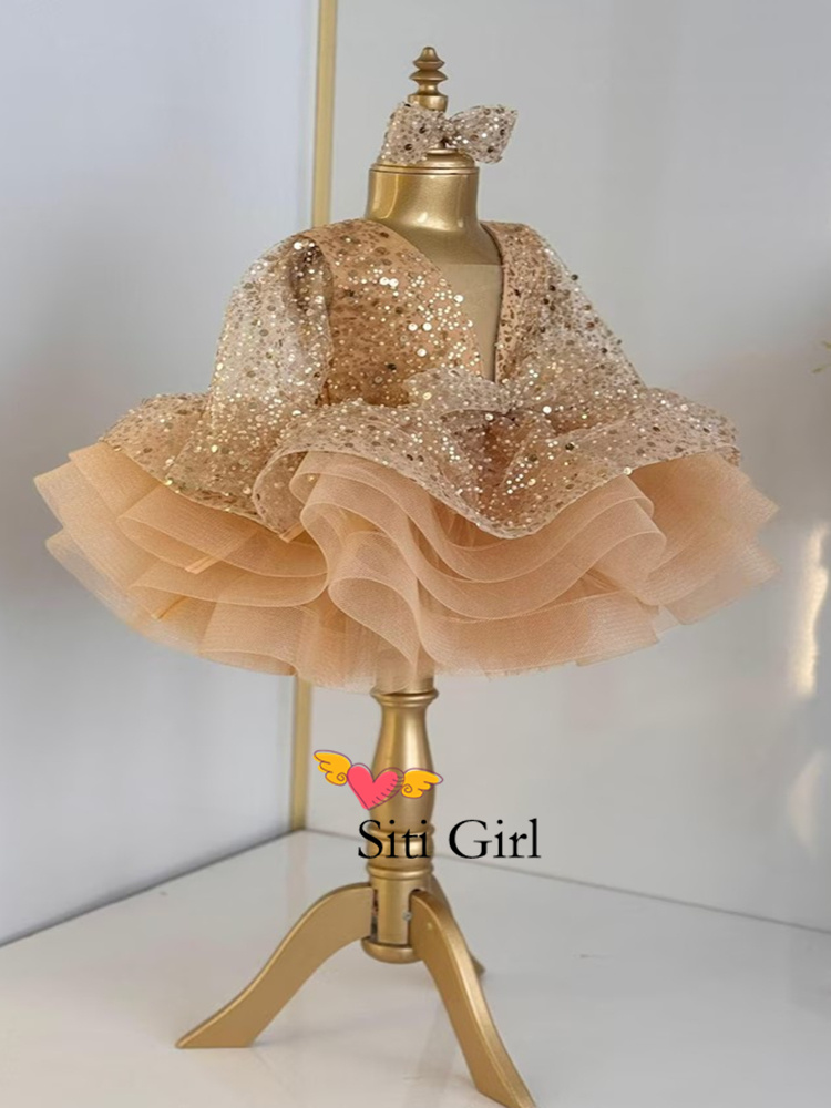 فستان الأميرة الوردي للأطفال ف - مراجعة Toddler Girl Tulle Party Dress وسعره