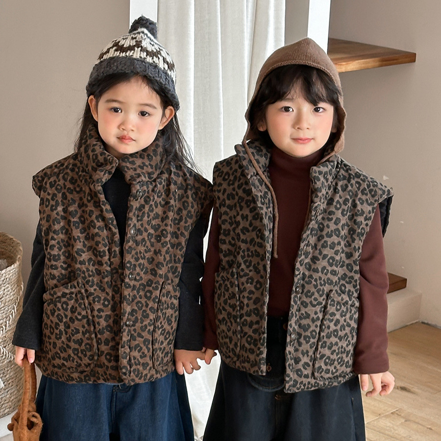 أطفال ليوبارد طباعة سترة مبطنة - مراجعة Toddler Boy Winter Fleece Jacket وسعره