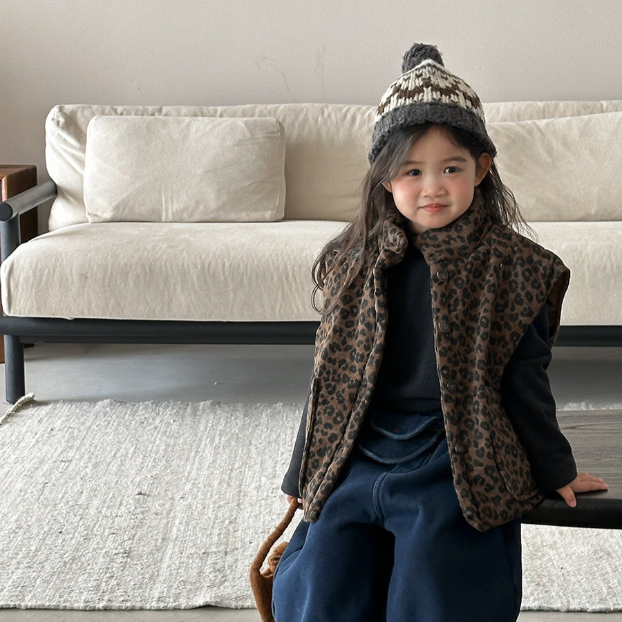 أطفال ليوبارد طباعة سترة مبطنة - مراجعة Toddler Boy Winter Fleece Jacket وسعره