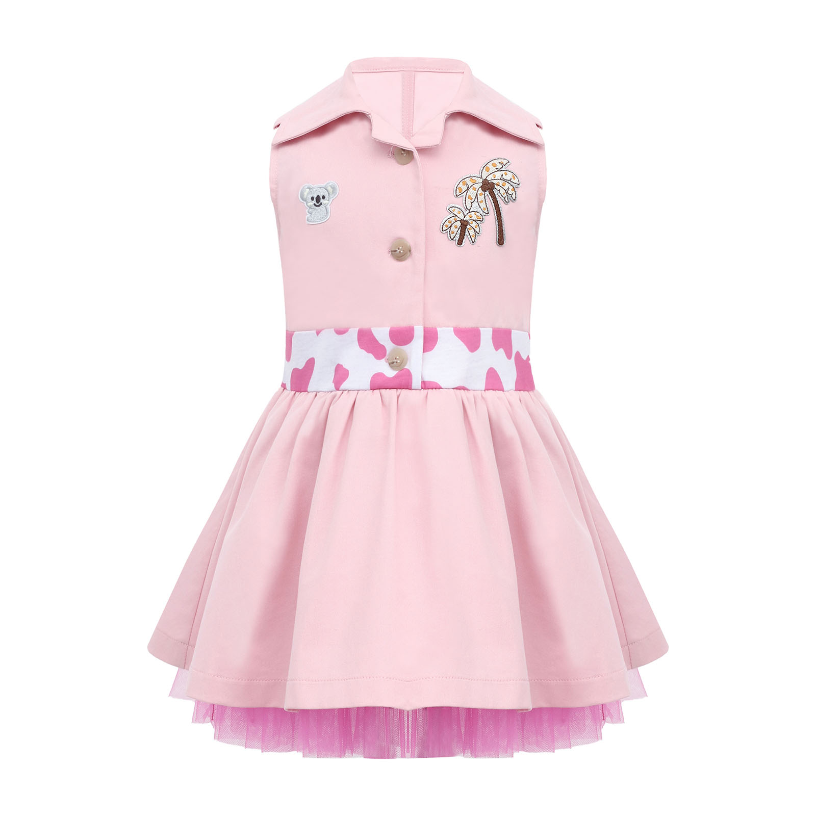 فستان تول بدون أكمام للفتيات ا - مراجعة Toddler Girl Tulle Party Dress وسعره