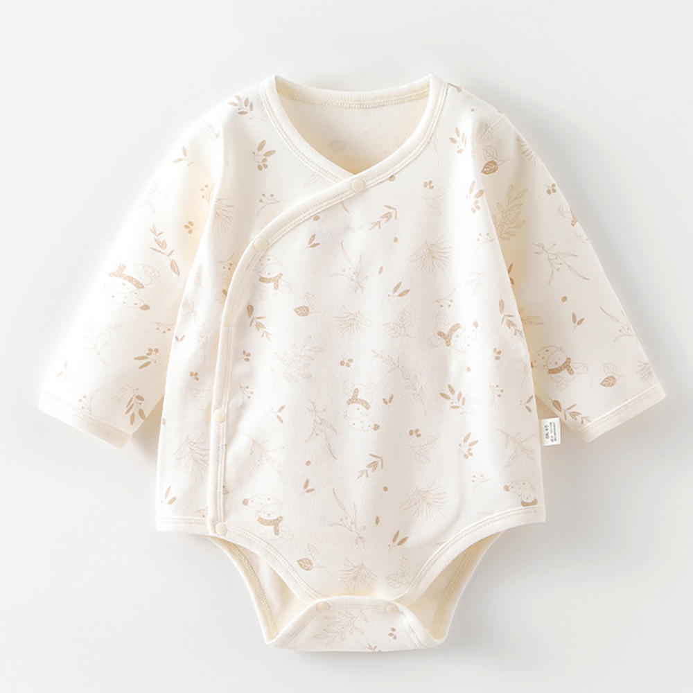 بدلة أطفال بناتي بأكمام طويلة  - مراجعة Newborn Baby Girl Romper Floral وسعره