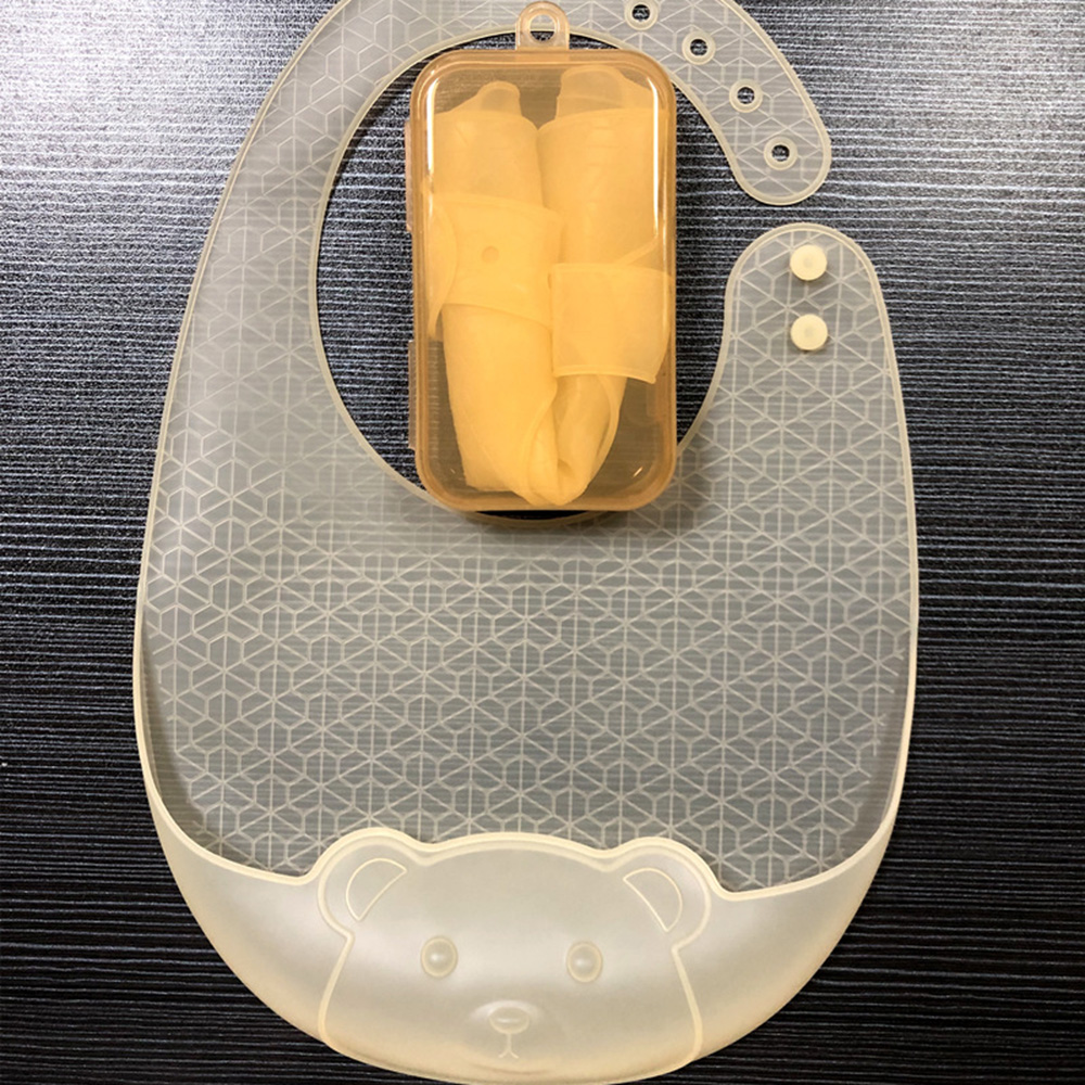 مريلة تناول الطعام للأطفال، مر - مراجعة Waterproof Baby Bibs Silicone وسعره