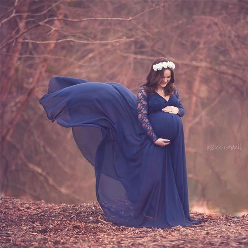 جديد الدانتيل الشيفون الأمومة  - مراجعة Maternity Wear وسعره