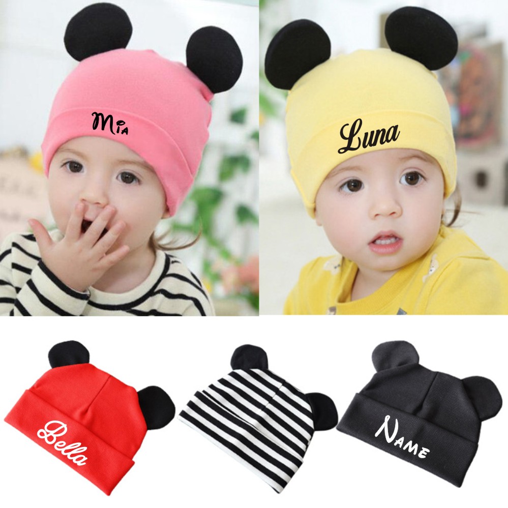 شخصية لطيف الطفل قبعة هدية الو - مراجعة Infant Beanie Hat With Ears وسعره