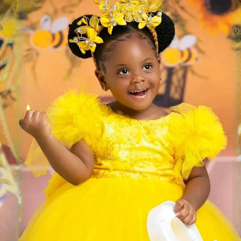 فساتين فتاة الزهور الوردية الم - مراجعة Toddler Girl Tulle Party Dress وسعره