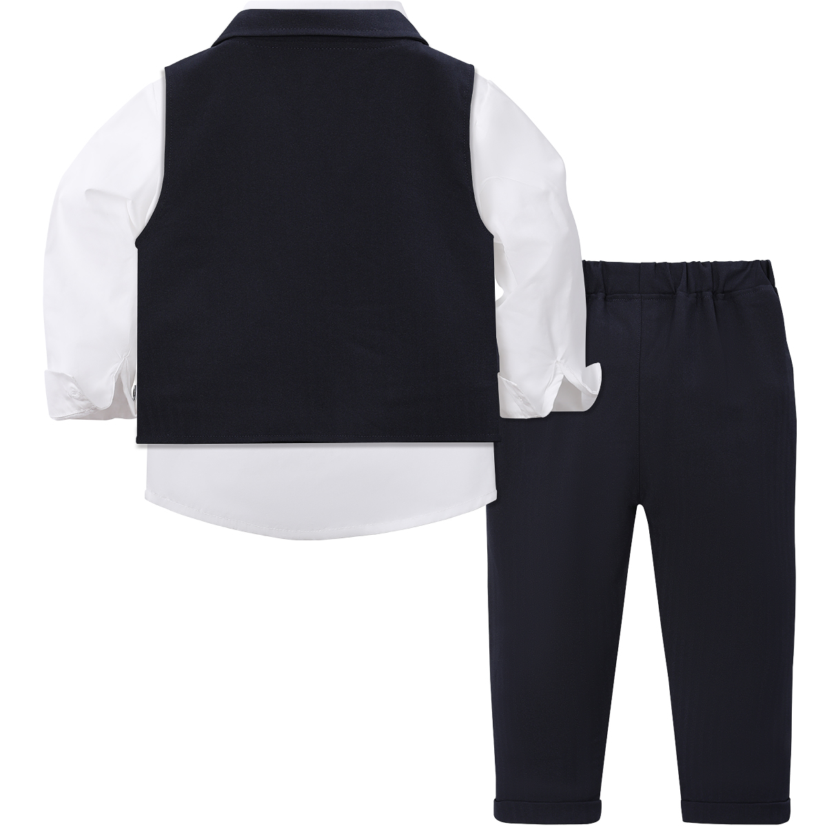 بدلة طفل صغير طفل الفتيان عيد  - مراجعة Baby Boy Suit Set Baptism وسعره