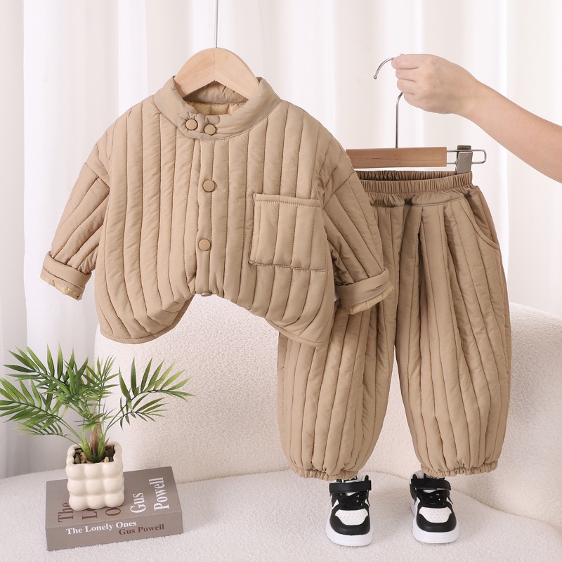 طقم ملابس شتوية للأولاد الرضع  - مراجعة Toddler Boy Winter Fleece Jacket وسعره