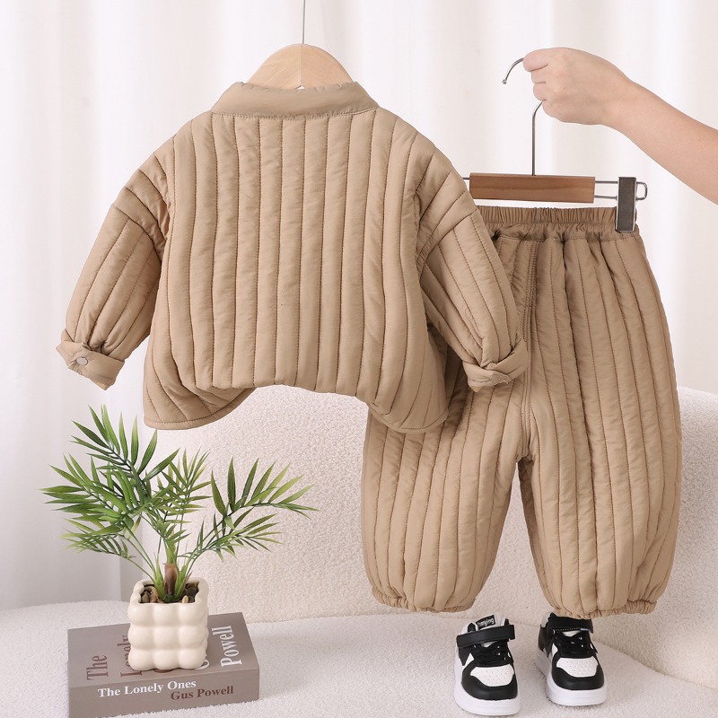 طقم ملابس شتوية للأولاد الرضع  - مراجعة Toddler Boy Winter Fleece Jacket وسعره