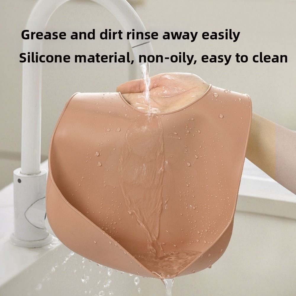 مرايل أطفال من السيليكون الناع - مراجعة Waterproof Baby Bibs Silicone وسعره