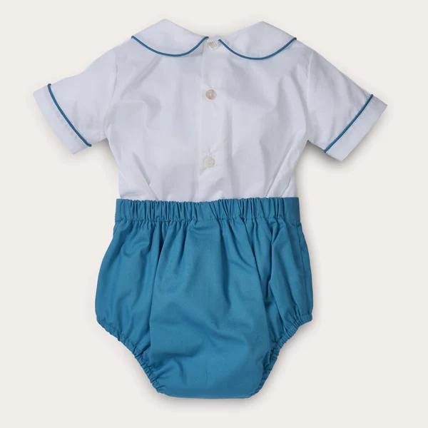 بدلة صيفية للأولاد من 0-6 سنوا - مراجعة Baby Boy Suit Set Baptism وسعره