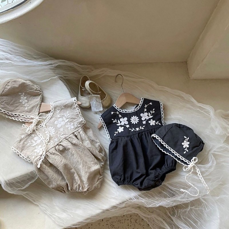 بدلة صيفية للأطفال الصغار من Z - مراجعة Baby Summer Linen Sleeveless Jumpsuit وسعره