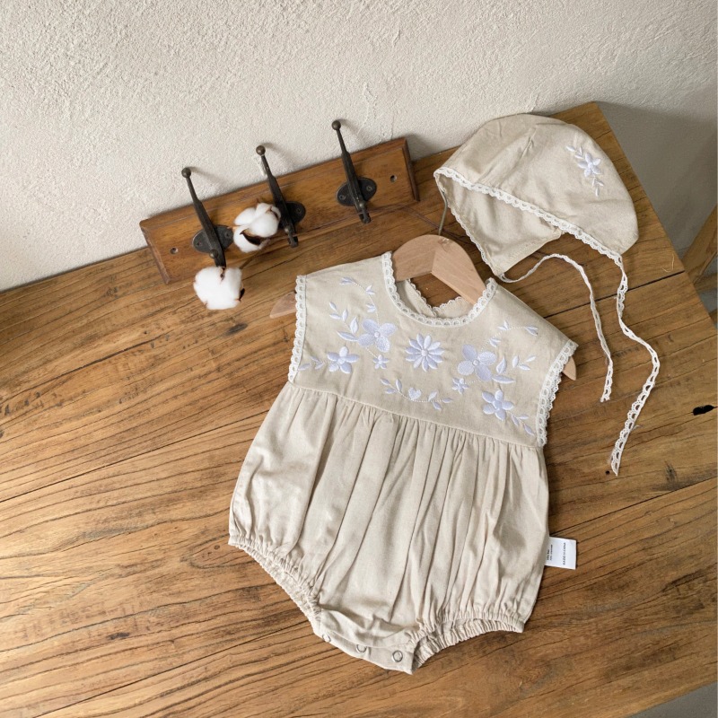 بدلة صيفية للأطفال الصغار من Z - مراجعة Baby Summer Linen Sleeveless Jumpsuit وسعره