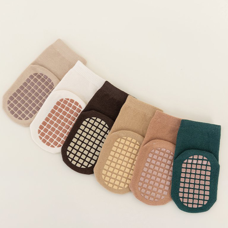 6 أزواج من الجوارب المضادة للا - مراجعة Unisex Baby Socks Non Slip وسعره