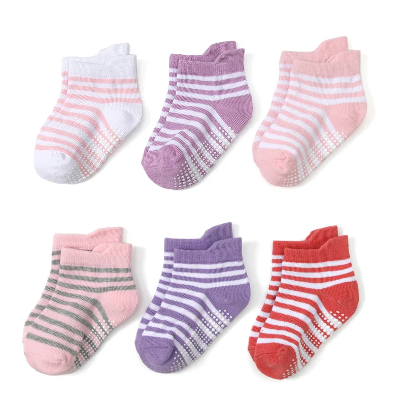عبوة من 6 جوارب أطفال للأرضيات - مراجعة Unisex Baby Socks Non Slip وسعره