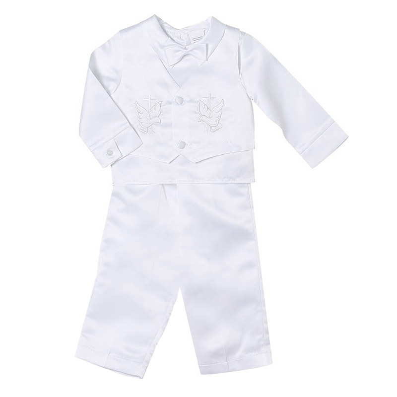 المعمودية ملابس الأطفال الأولا - مراجعة Baby Boy Suit Set Baptism وسعره