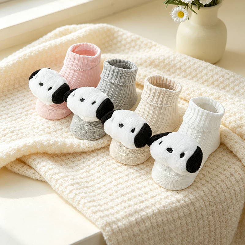 زوج واحد من جوارب الأطفال الكر - مراجعة Unisex Baby Socks Non Slip وسعره
