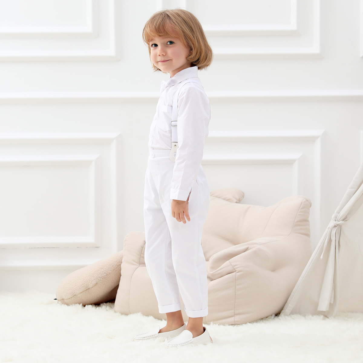 ملابس تعميد للأطفال الصغار ، ب - مراجعة Baby Boy Suit Set Baptism وسعره