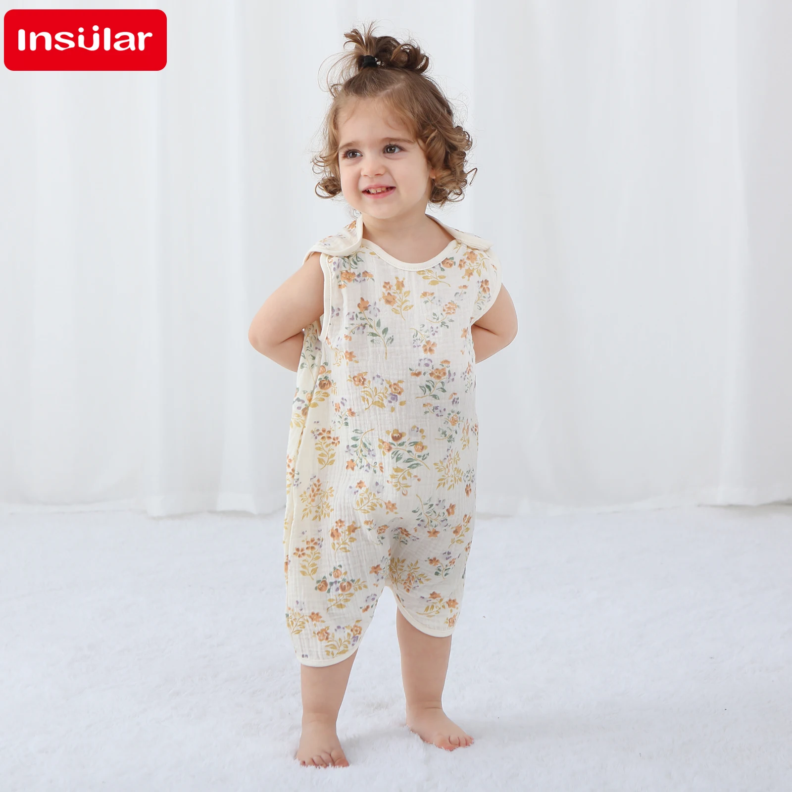 بدلة نوم للأطفال حديثي الولادة - مراجعة Newborn Baby Girl Romper Floral وسعره