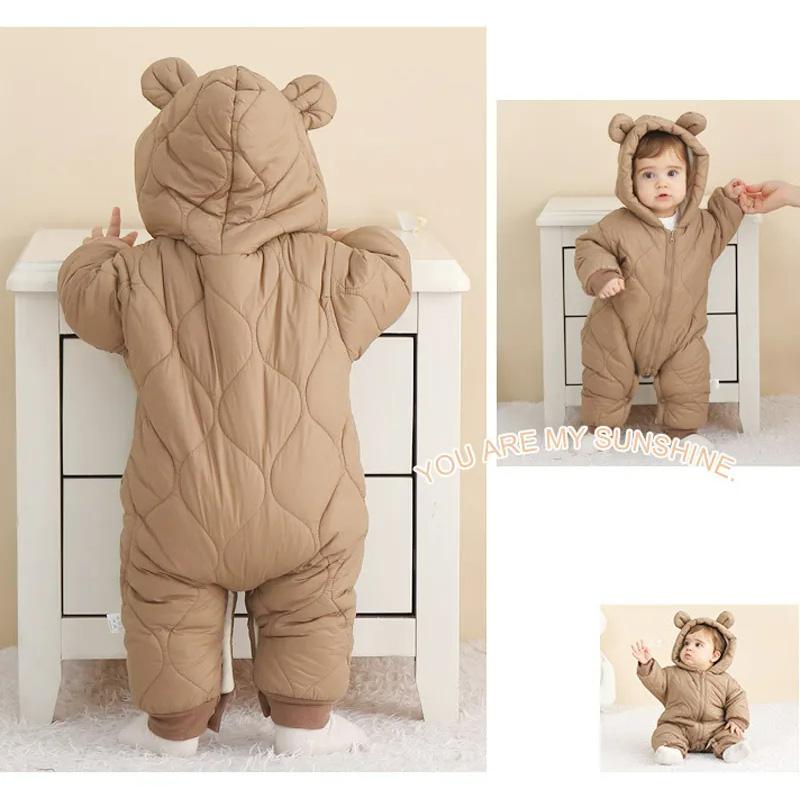 الوليد الطفل رومبير الشتاء رشا - مراجعة Cotton Baby Onesies Zipper وسعره
