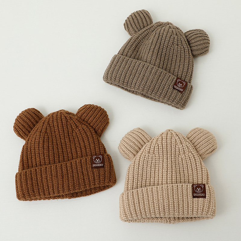 الدب الطفل الشتاء قبعة الكرتون - مراجعة Infant Beanie Hat With Ears وسعره
