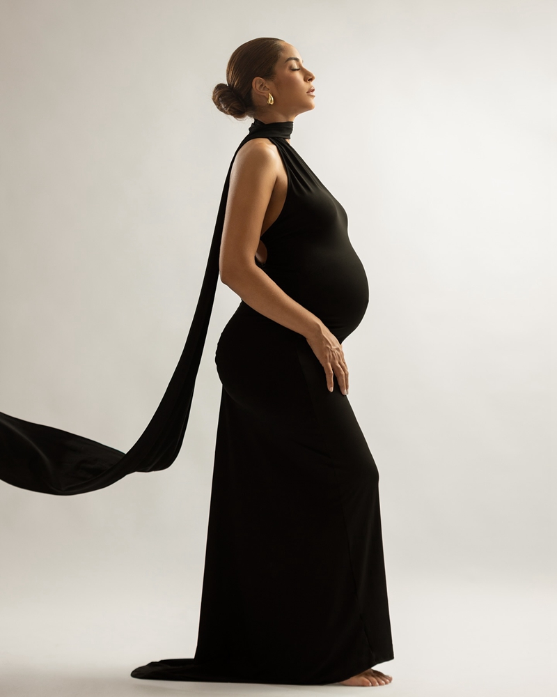 بوتيك مثير عارية الذراعين فستا - مراجعة Maternity Wear وسعره
