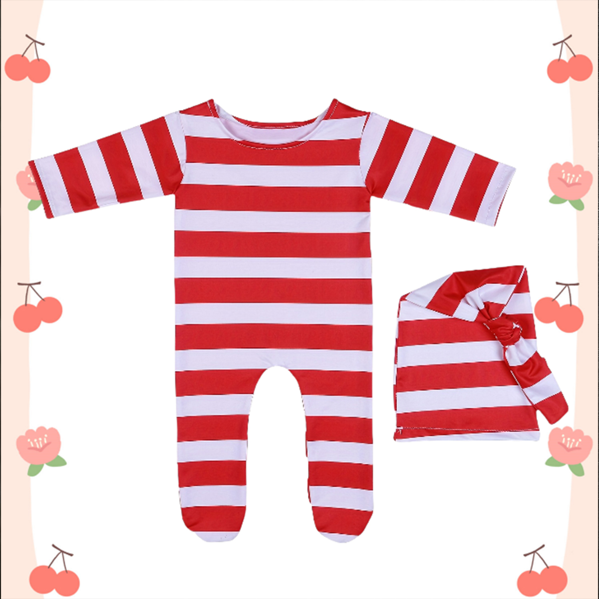 بدلة حمراء للمواليد الجدد من Y - مراجعة Infant Photography Props Outfit وسعره