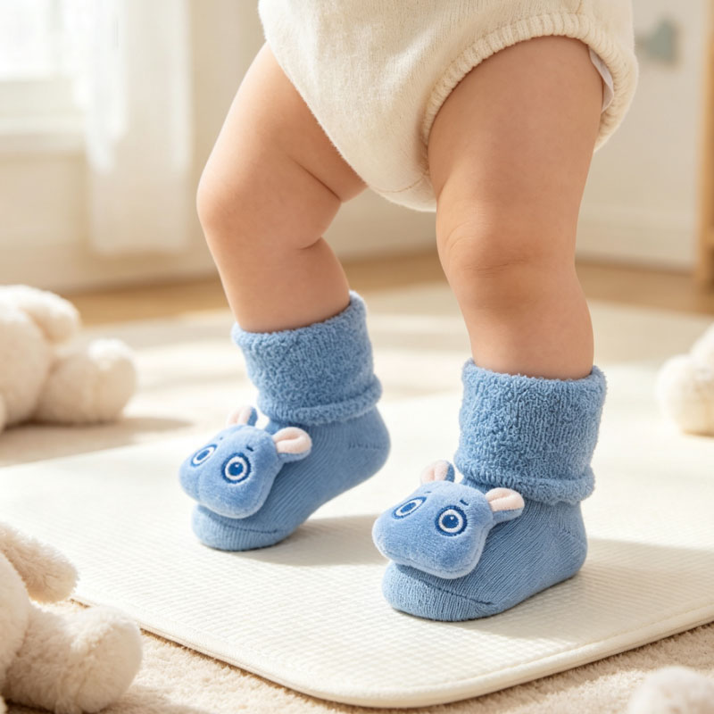 1/3/5 أزواج من جوارب الأطفال ا - مراجعة Unisex Baby Socks Non Slip وسعره