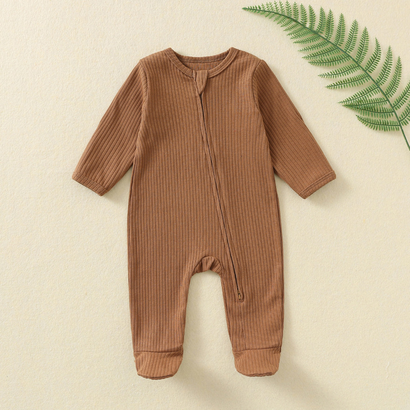 ملابس أطفال حديثي الولادة للخر - مراجعة Cotton Baby Onesies Zipper وسعره