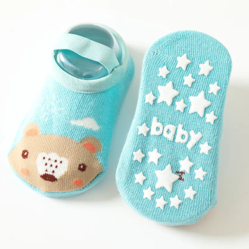 0-3Years الوليد الطفل بنات بني - مراجعة Unisex Baby Socks Non Slip وسعره