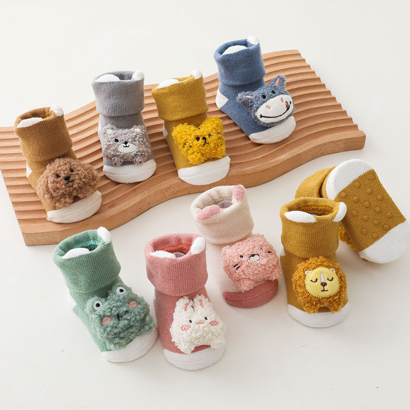 0-3Years الوليد طفلة الصبي الج - مراجعة Unisex Baby Socks Non Slip وسعره