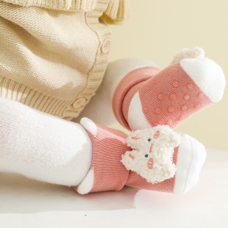 0-3Years الوليد طفلة الصبي الج - مراجعة Unisex Baby Socks Non Slip وسعره