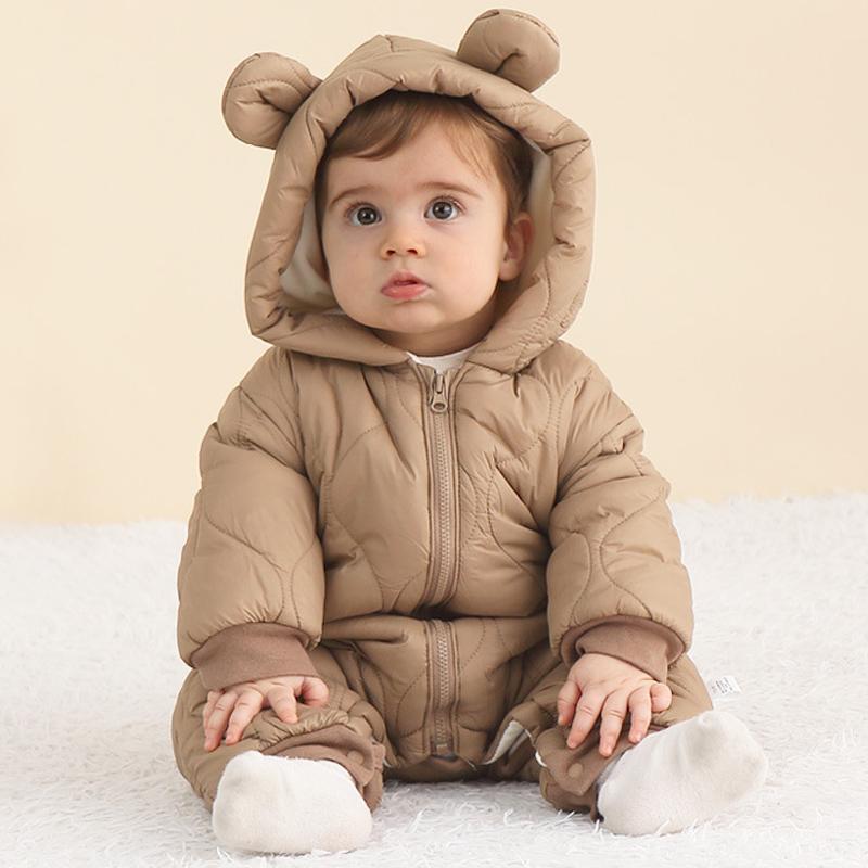 الوليد الطفل رومبير الشتاء رشا - مراجعة Cotton Baby Onesies Zipper وسعره