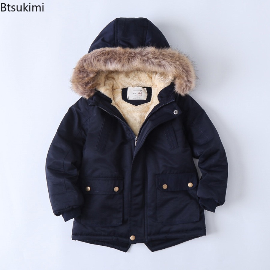 معاطف أطفال مبطنة بالصوف سميكة - مراجعة Toddler Boy Winter Fleece Jacket وسعره