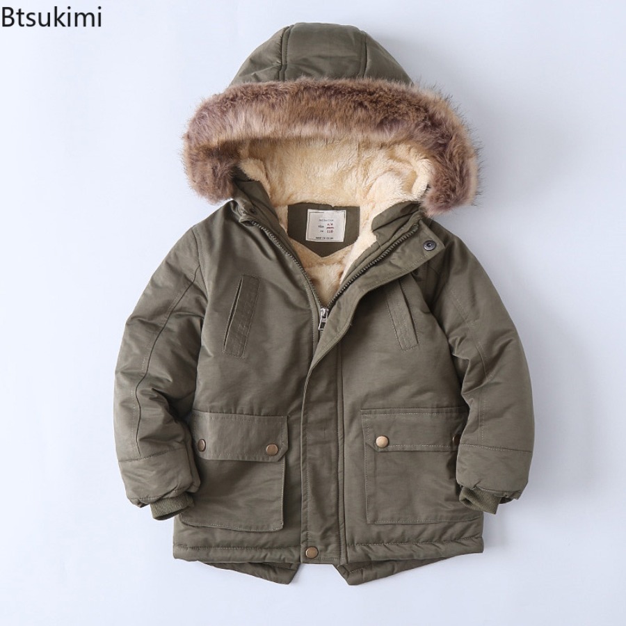 معاطف أطفال مبطنة بالصوف سميكة - مراجعة Toddler Boy Winter Fleece Jacket وسعره