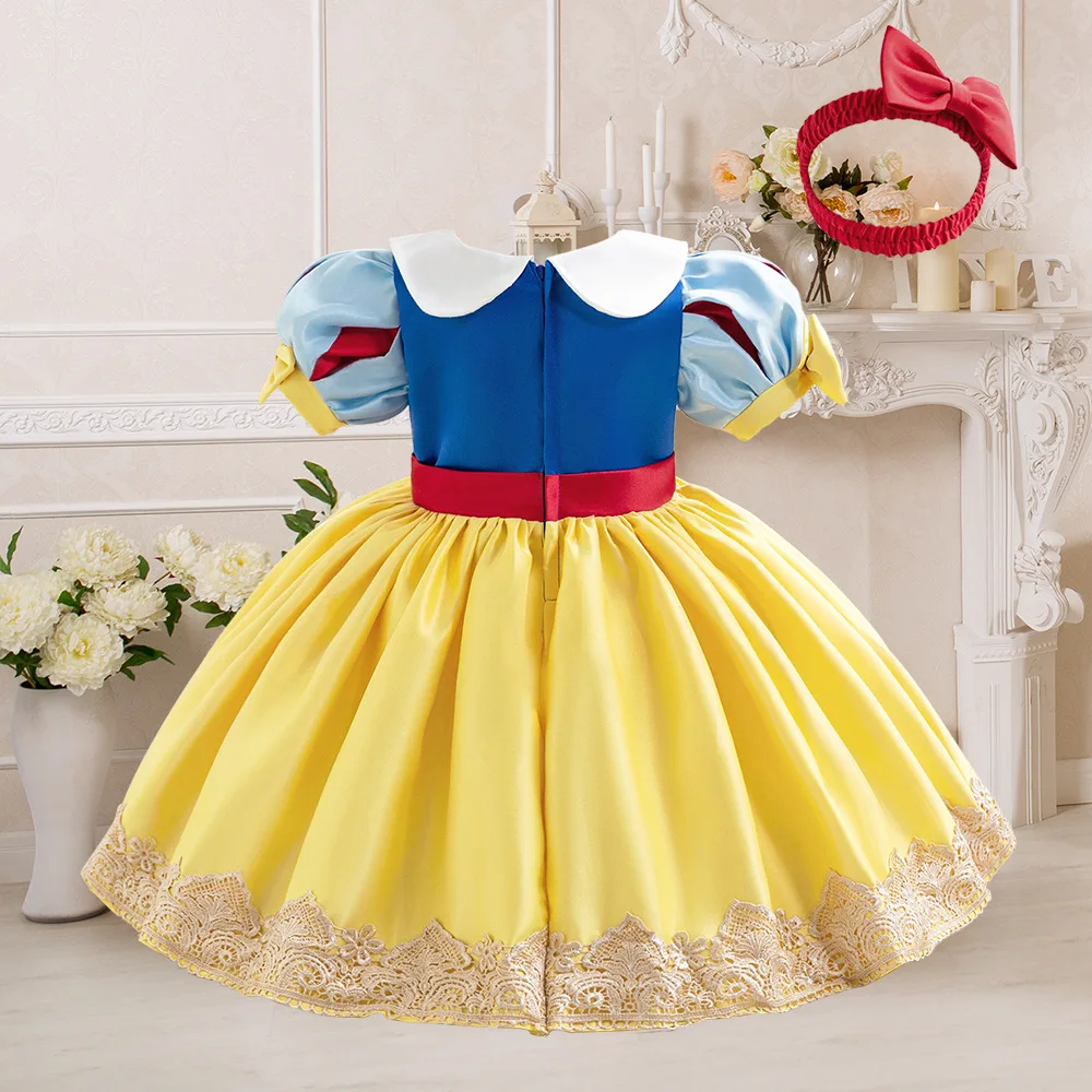 فستان حفلة توتو أصفر عتيق للفت - مراجعة Toddler Girl Tulle Party Dress وسعره